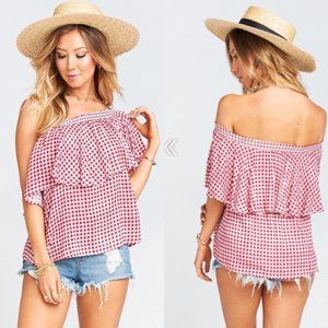 Show Me Your Mumu Off the Shoulder Top